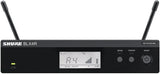 Shure BLX14R UHF Wireless System - Perfect for Guitar and Bass with 1/4 Jack - 14-Hour Battery Life, 300 ft Range | Includes 1/4" Jack Instrument Cable & Single Channel Rack Mount Receiver | H8 Band