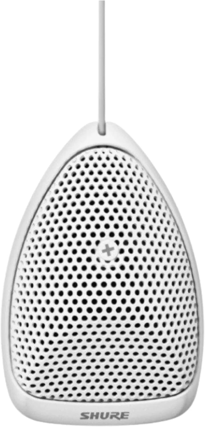 Shure MX391W/S Microflex Supercardioid Boundary Microphone, White