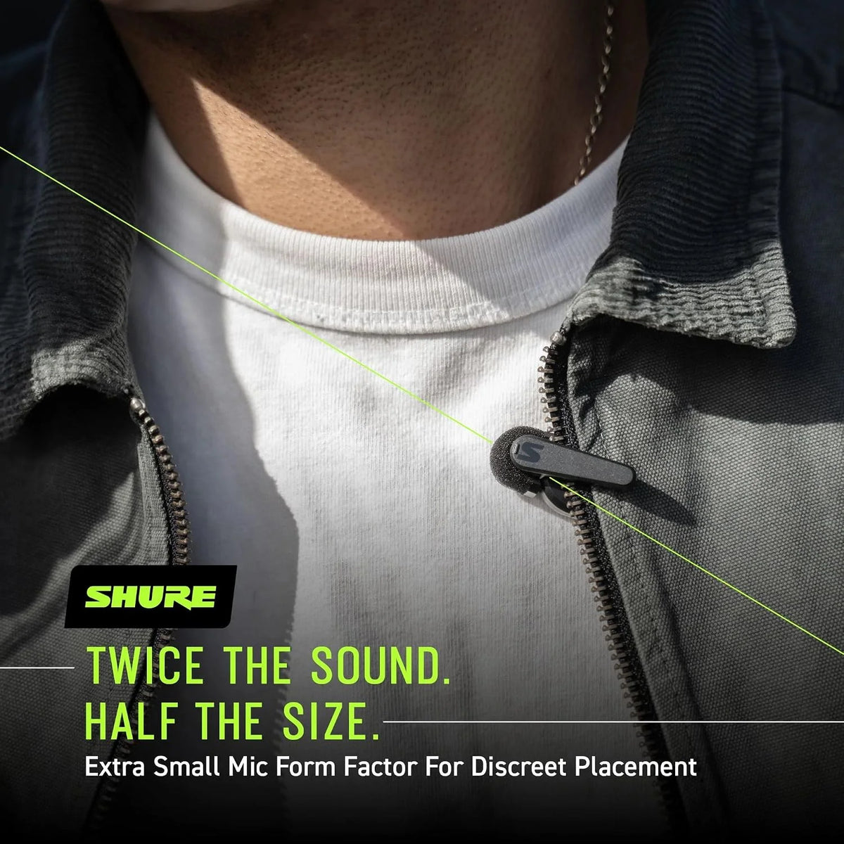 Shure MoveMic Receiver - Cold Shoe Mountable Camera Receiver for MoveMic Lavalier Microphones, Compatible with Most DSLR Cameras and Computers, for Mobile Content Creators (MV-R-Z7)