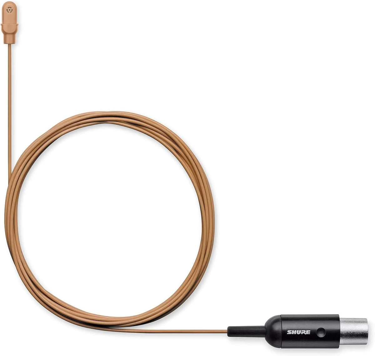 Shure DuraPlex Omnidirectional Lavalier Mic, LEMO Connector, Cocoa (DL4C/O-LM3-A)