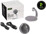 Shure MV5 Digital Condenser Microphone (Gray) + USB & Lightning Cable