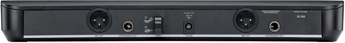 Shure BLX288/SM58 Dual Wireless Vocal System - H10 Band