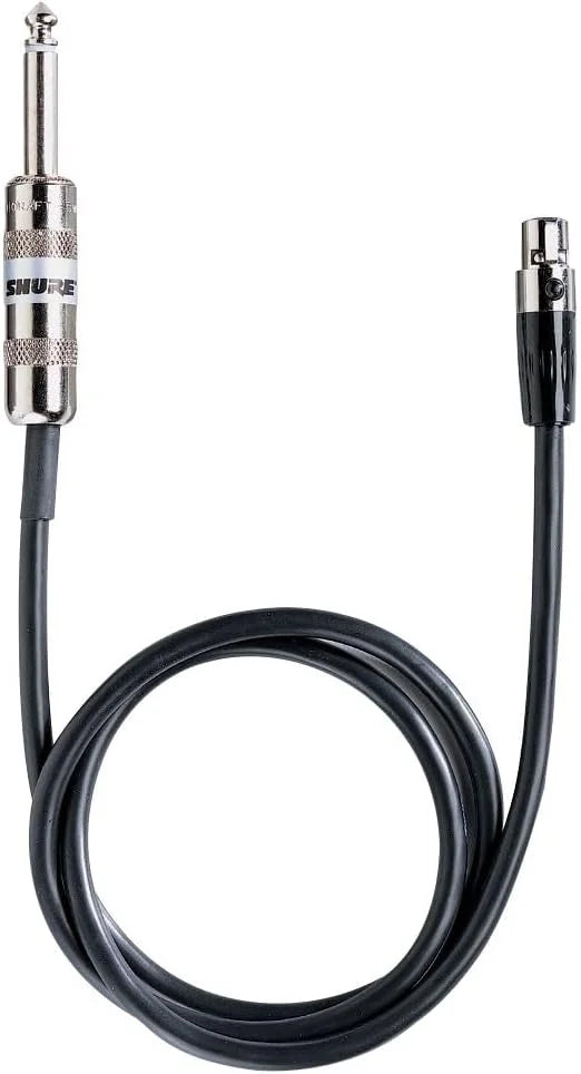 Shure BLX14R UHF Wireless System - Perfect for Guitar and Bass with 1/4 Jack - 14-Hour Battery Life, 300 ft Range | Includes 1/4" Jack Instrument Cable & Single Channel Rack Mount Receiver | H8 Band