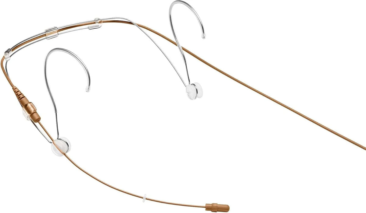 Shure DuraPlex Omnidirectional Headset Microphone, MTQG Connector, Cocoa (DH5C/O-MTQG)