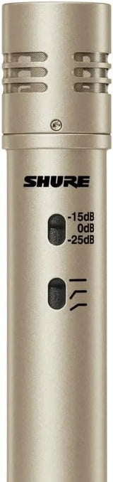 Shure KSM137/SL Stereo Pair with (2) KSM137, (2) Foam Windscreens, A27M Stereo Microphone Adapter and Carrying Case