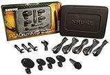 Shure PG ALTA 5-Piece Drum Microphone Kit for Performing and Recording Drummers - Includes Mics, Mounts and Cables with Options for Kick Drum, Snare and Tom (PGADRUMKIT5)