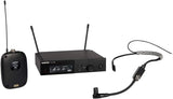 Shure SLXD14/SM35 Digital Wireless Microphone System - Includes SLXD1 Bodypack Transmitter with SM35 Headset Mic & SLXD4 Single Channel Rack Mount Receiver | H55 Band (SLXD14/SM35-H55)