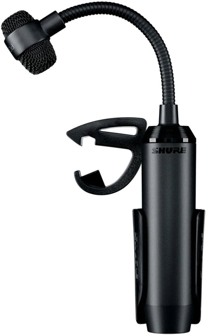 Shure PGA98D Condenser Microphone - with Cardioid Pick-up Pattern,Condenser Gooseneck Drum Microphone with AP98DM Drum Mount, No Cable (PGA98D-LC)