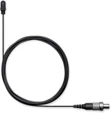 Shure DuraPlex Omnidirectional Lavalier Mic, MTQG Connector, Black (DL4B/O-MTQG-A)