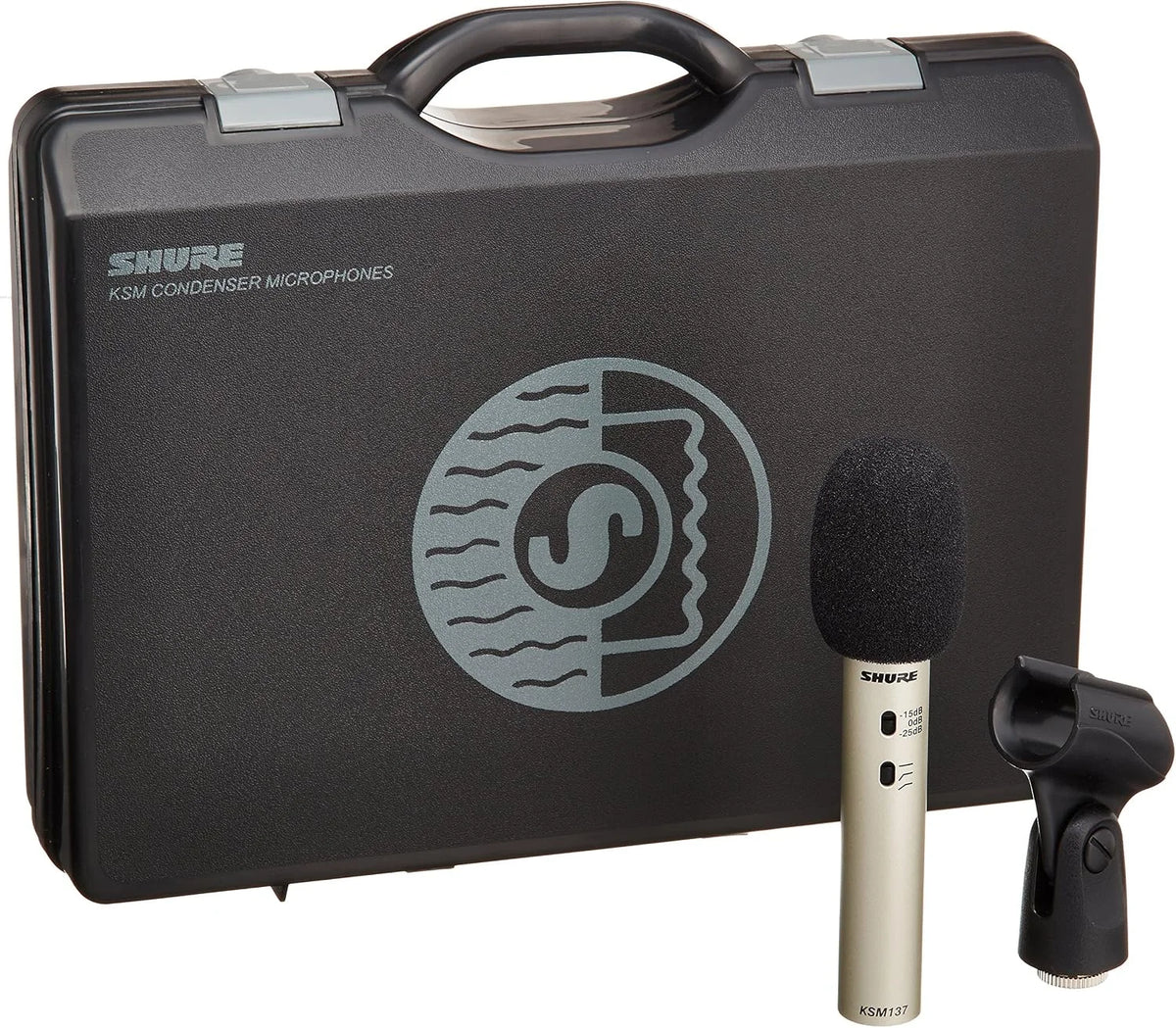 Shure KSM 137/SL End-Address Cardioid Condenser Microphone, Champagne