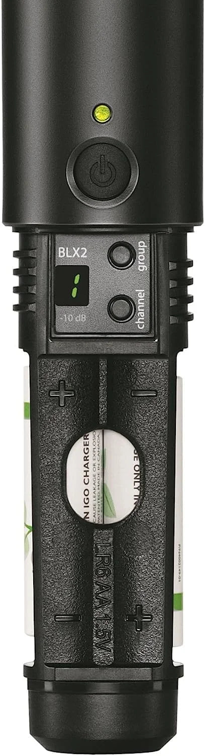 Shure BLX24/PG58 Wireless Vocal Microphone System - H10 Band