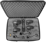 Shure PG ALTA 5-Piece Drum Microphone Kit for Performing and Recording Drummers - Includes Mics, Mounts and Cables with Options for Kick Drum, Snare and Tom (PGADRUMKIT5)