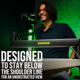 Shure by Gator Deluxe Low-Profile Desktop Mic Boom Arm (SH-BROADCAST2)