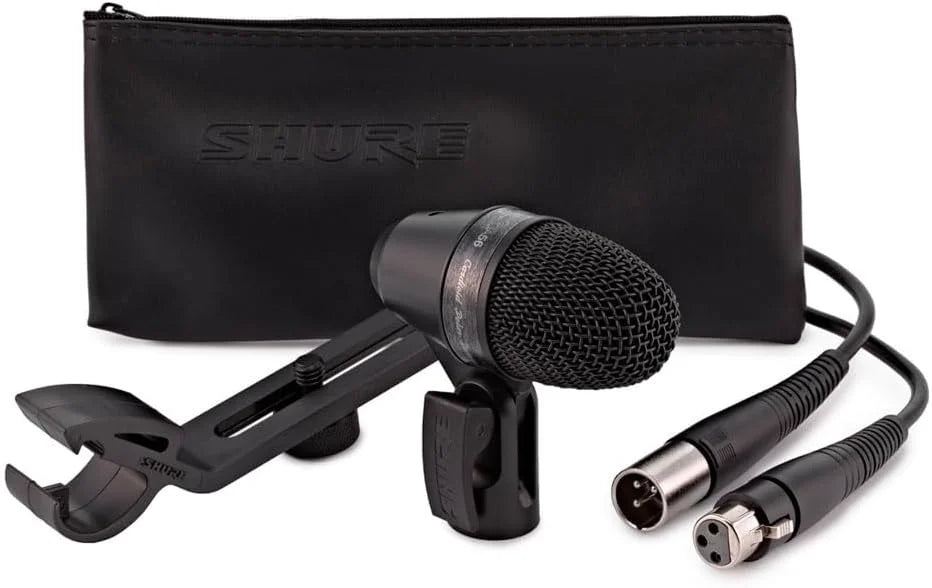 Shure PGA56 Dynamic Microphone - with Cardioid Pick-up Pattern, Swivel-Mount Dynamic Snare/Tom Microphone with AP56DM Drum Mount (PGA56-XLR)
