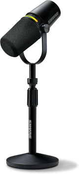 Shure MV7+ USB-C & XLR Podcast Dynamic Mic with Stand - Black