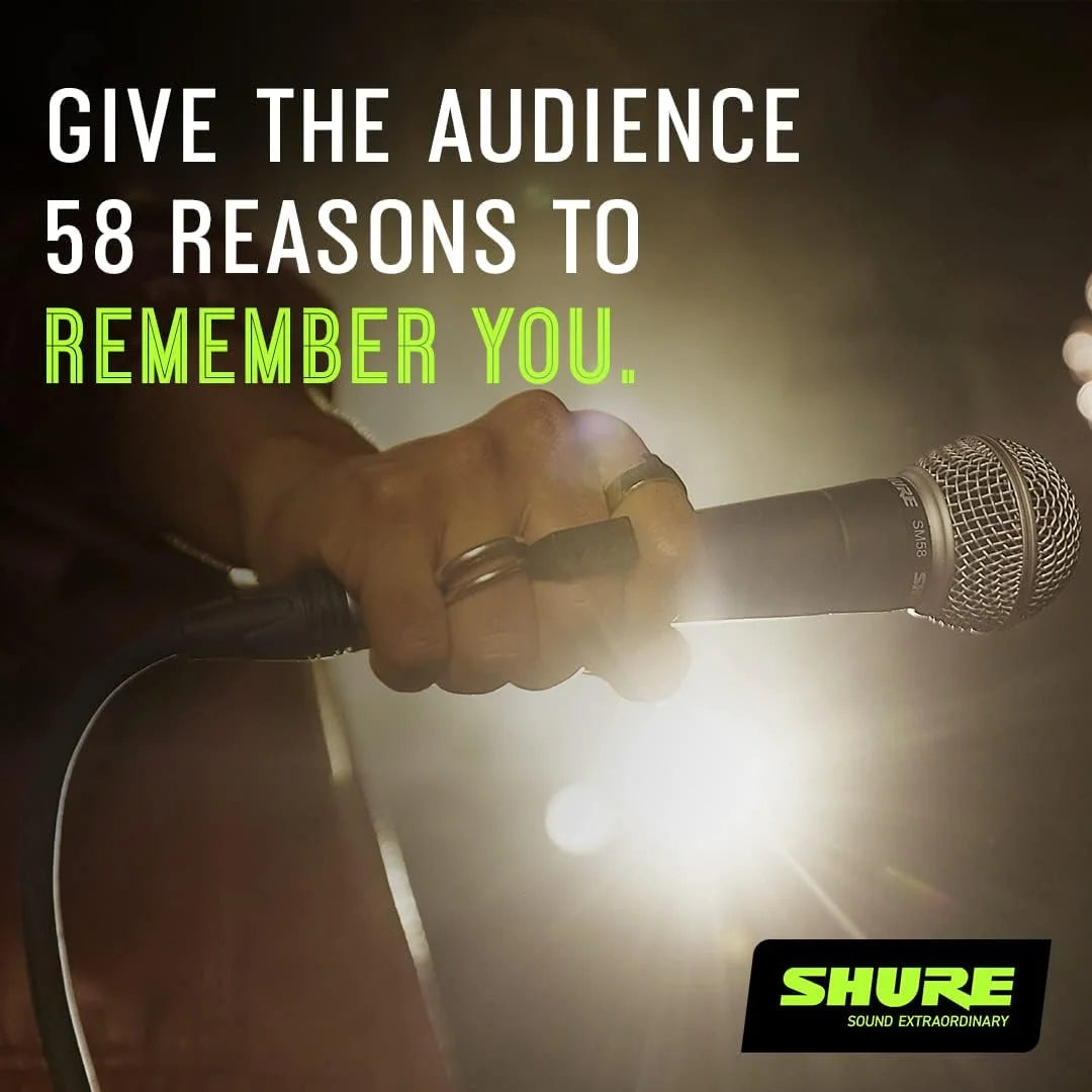 Shure SM58 Pro XLR Dynamic Vocal Microphone