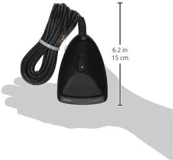 Shure MX392/O Condenser Microphone - Omni, Black