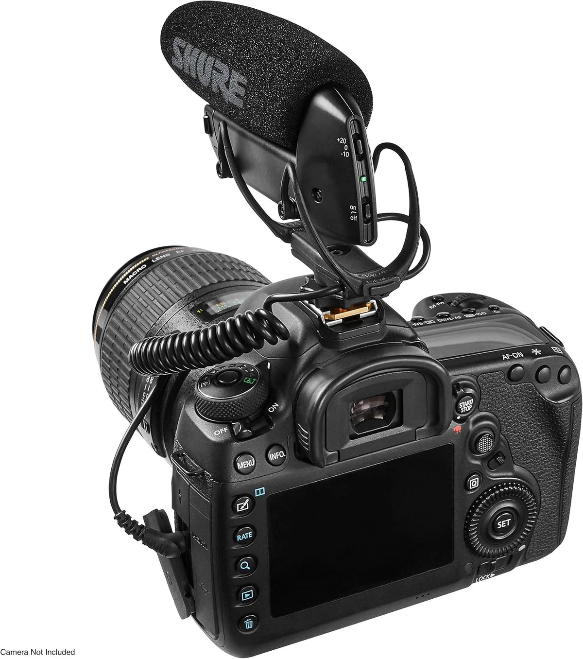 Shure VP83 LensHopper Camera-Mounted Condenser Shotgun Microphone for use with DSLR Cameras and HD Camcorders - Capture Detailed, High Definition Audio with Full Low-end Response
