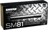 Shure SM81-LC Cardioid Condenser Instrument Microphone