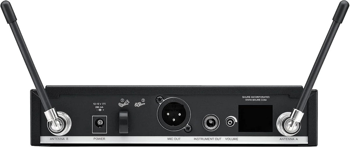 Shure BLX14R/W85 UHF Wireless Microphone System, 14-Hour Battery Life, 300 ft Range, WL185 Lavalier Mic, Single Channel Rack Mount Receiver