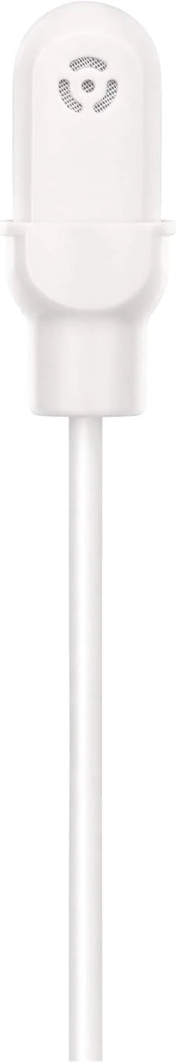 Shure DuraPlex Omnidirectional Lavalier Mic, MTQG Connector, White (DL4W/O-MTQG-A)
