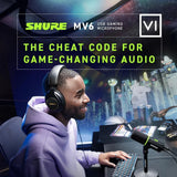 Shure MV6 USB Microphone for Gaming, Streaming & Recording (Gen 1)