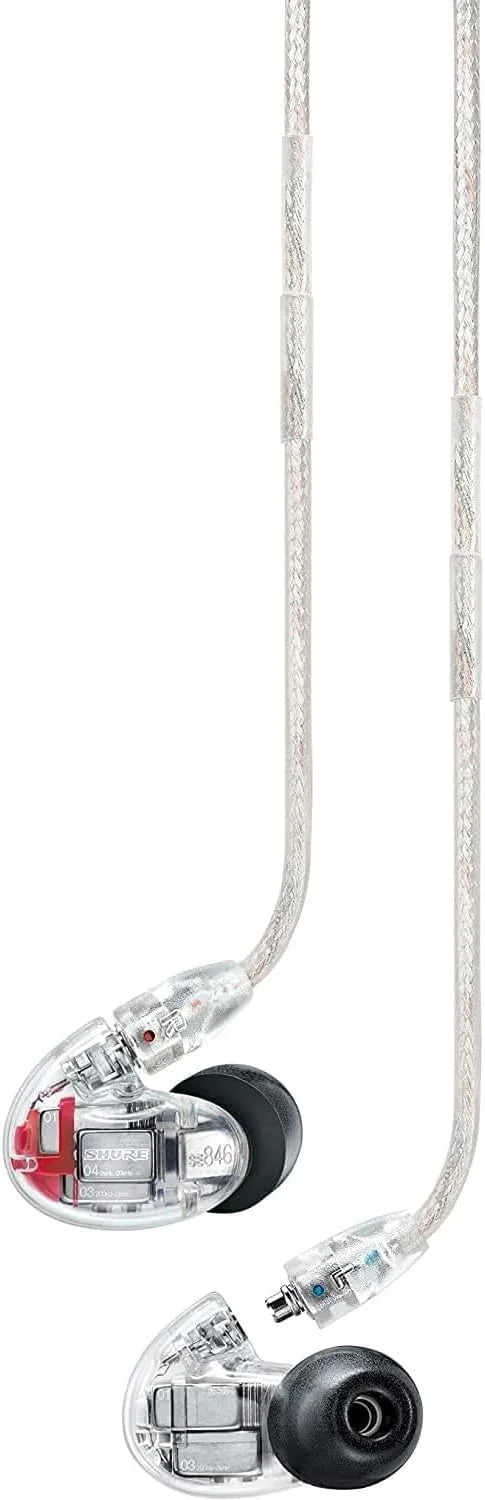 Shure SE846 Gen 2 Sound Isolating Wired Earphones - Clear