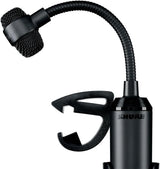 Shure PGA98D Condenser Microphone - with Cardioid Pick-up Pattern,Condenser Gooseneck Drum Microphone with AP98DM Drum Mount, No Cable (PGA98D-LC)