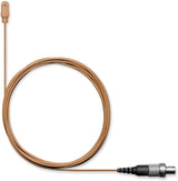 Shure DuraPlex Omnidirectional Lavalier Mic, MTQG Connector, Cocoa (DL4C/O-MTQG-A)