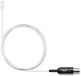 Shure DuraPlex Omnidirectional Lavalier Mic, LEMO Connector, White (DL4W/O-LM3-A)