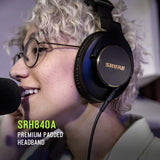 Shure SRH840A Over-Ear Wired Studio Monitoring Headphones