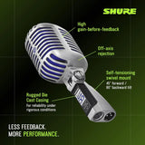Shure Super 55 Deluxe Supercardioid Dynamic Vocal Microphone