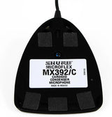 Shure MX392/C Condenser Microphone - Cardioid, Black