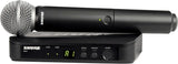 Shure BLX24/SM58 Wireless Microphone System - 14-Hour Battery Life, 300 ft Range, UHF | Includes SM58 Handheld Vocal Mic, Single Channel Receiver | H9 Band (BLX24/SM58-H9)