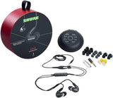 Shure AONIC 4 Wired Sound Isolating Earbuds, Detailed Sound, Dual-Driver Hybrid, Secure in-Ear Fit, Detachable Cable, Durable Quality, Compatible with Apple & Android Devices - Black