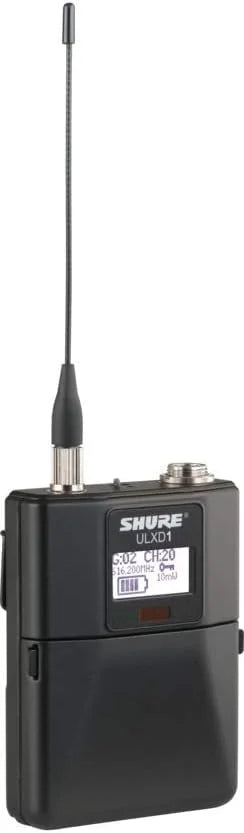 Shure ULXD1LEMO3 Bodypack Transmitter - for use with ULX-D Digital Wireless Microphone Systems, Receiver Sold Separately | J50A Band (ULXD1LEMO3=-J50A)