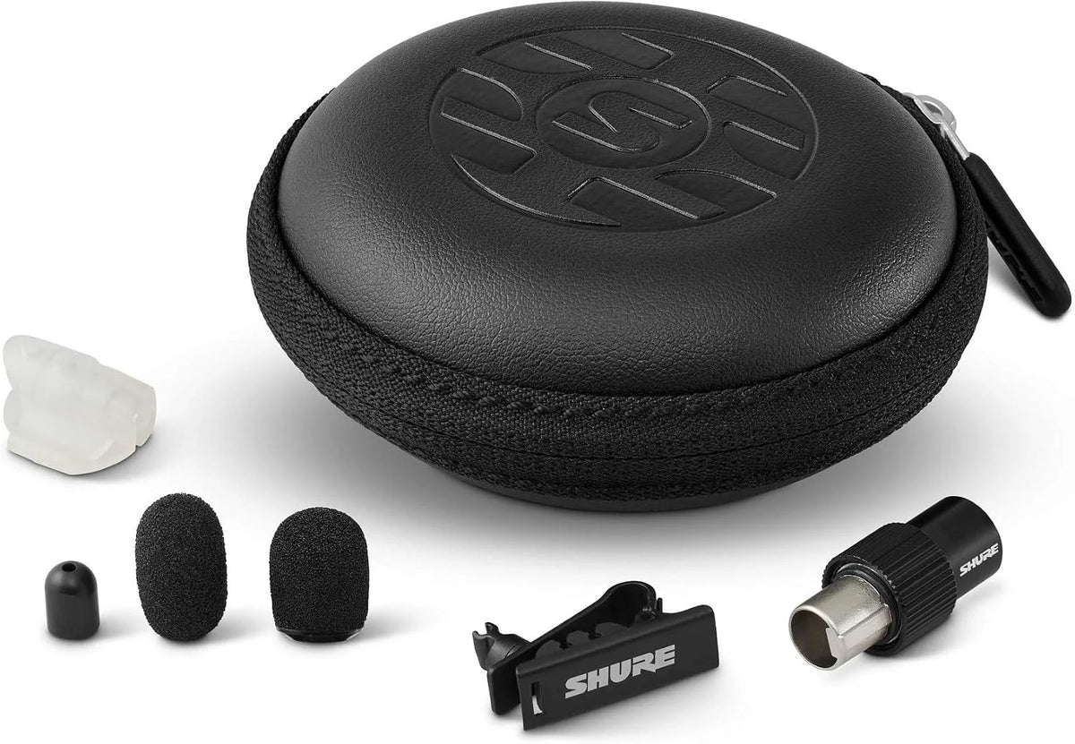 Shure DuraPlex Omnidirectional Lavalier Mic, MTQG Connector, Black (DL4B/O-MTQG-A)