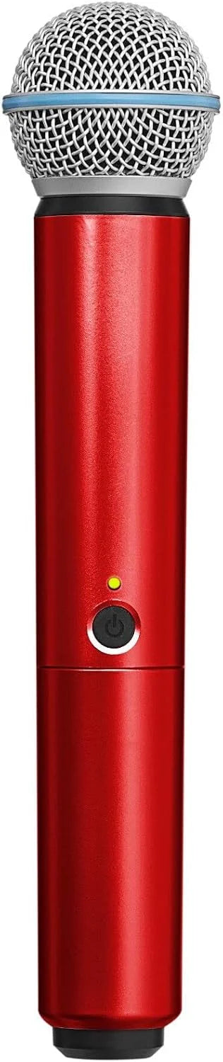 Shure WA713-RED Colored Handle Only for BLX2/SM58 and BLX2/BETA58A Wireless Transmitters (Red)