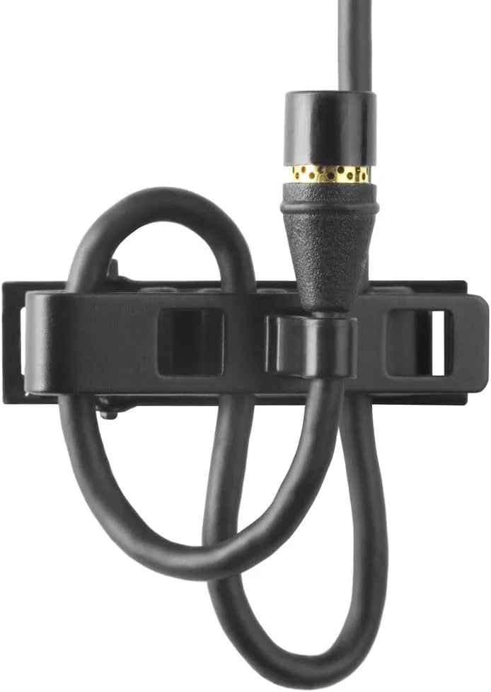 Shure MX150B/C-XLR Cardioid 5mm Subminiature Lavalier Microphone with XLR Preamp, Black