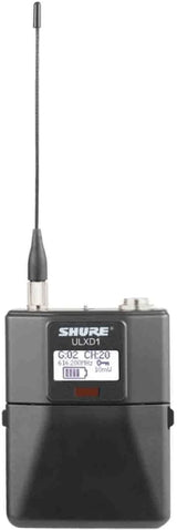 Shure ULXD1LEMO3 Bodypack Transmitter - for use with ULX-D Digital Wireless Microphone Systems, Receiver Sold Separately | H50 Band (ULXD1LEMO3=-H50)