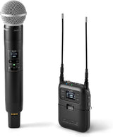 Shure SLXD25/SM58 Portable Digital Wireless System with SLXD2 Handheld Transmitter with SM58 legendary Cardioid Dynamic Vocal Microphone and SLXD5 Single-Channel Receiver | G58 Band (SLXD25/SM58-G58)