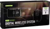 Shure SLXD15/UL4B Portable Digital Wireless System with SLXD1 Bodypack Transmitter, SLXD5 Single Channel Receiver and UniPlex UL4B Cardioid Lavalier Microphone | G58 Band (SLXD15/UL4B-G58)