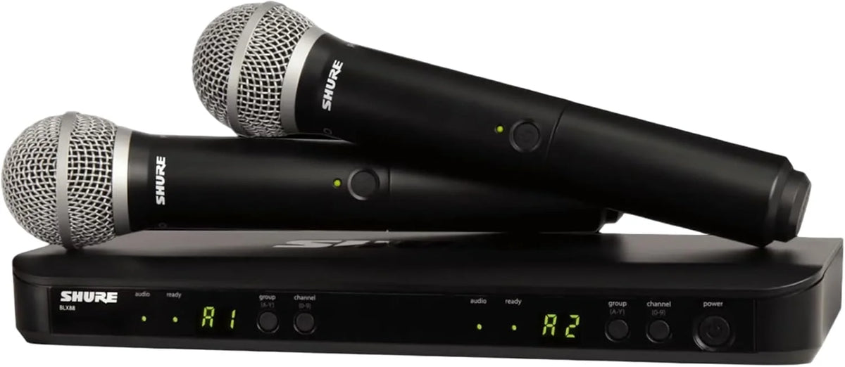 Shure BLX288/PG58 Dual Wireless Vocal System - J11 Band