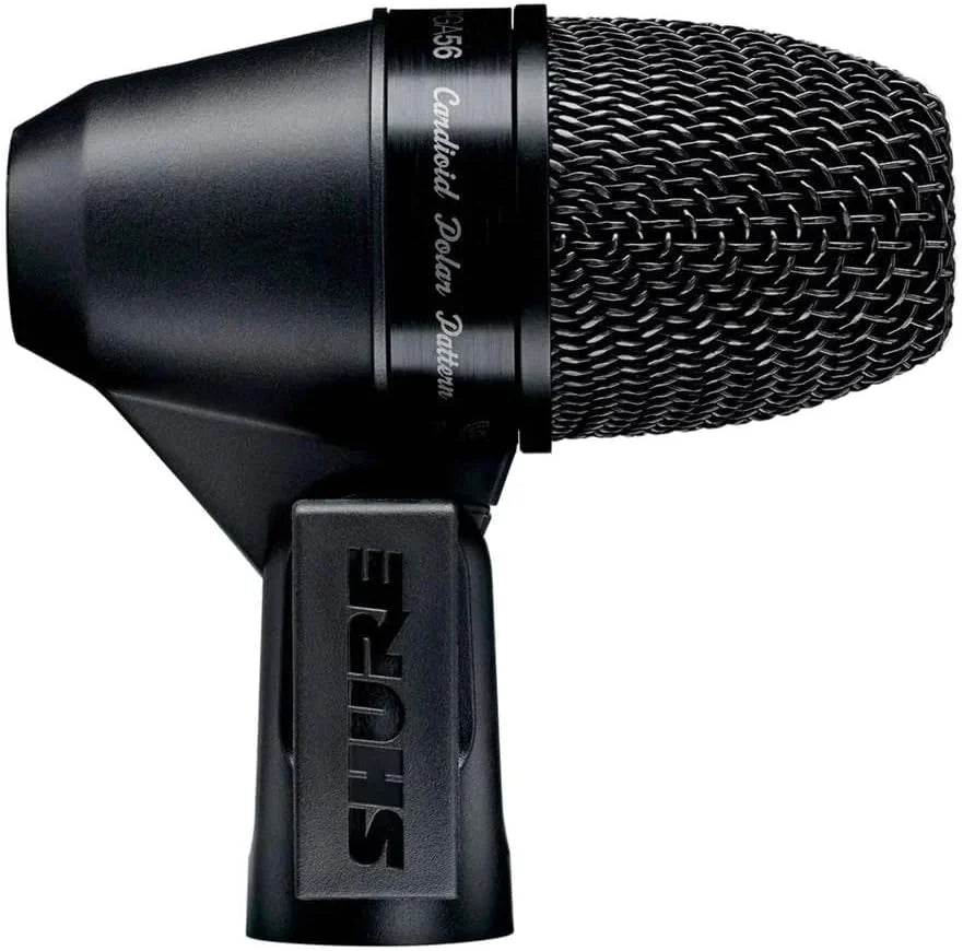 Shure PGA56 Dynamic Microphone - with Cardioid Pick-up Pattern, Swivel-Mount Dynamic Snare/Tom Microphone with AP56DM Drum Mount (PGA56-XLR)