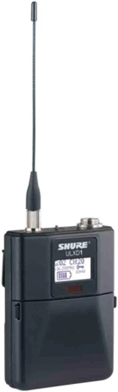 Shure ULXD1LEMO3 Bodypack Transmitter - for use with ULX-D Digital Wireless Microphone Systems, Receiver Sold Separately | H50 Band (ULXD1LEMO3=-H50)