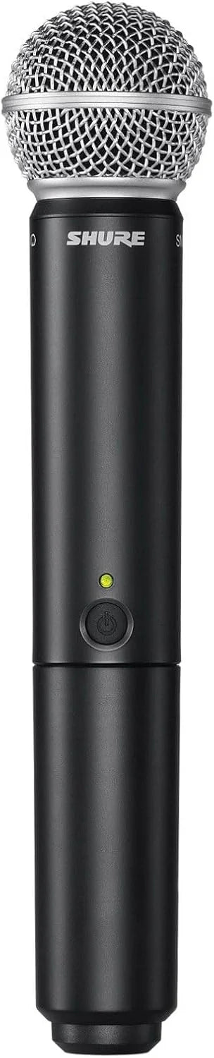 Shure BLX1288/MX153 Dual-Channel Wireless Performance System, J11 Band (596–620 MHz) – BLX88 Receiver, SM58 Handheld & MX153 Earset – Up to 14 Hr Battery, 300 ft Range