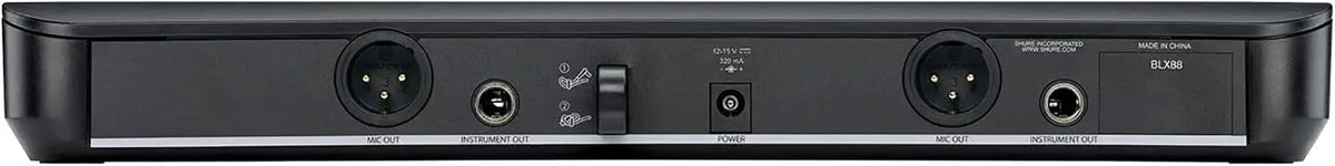 Shure BLX288/B58 Dual Wireless Vocal System - H10 Band