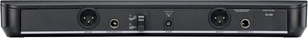 Shure BLX288/PG58 Dual Wireless Vocal System - H11 Band