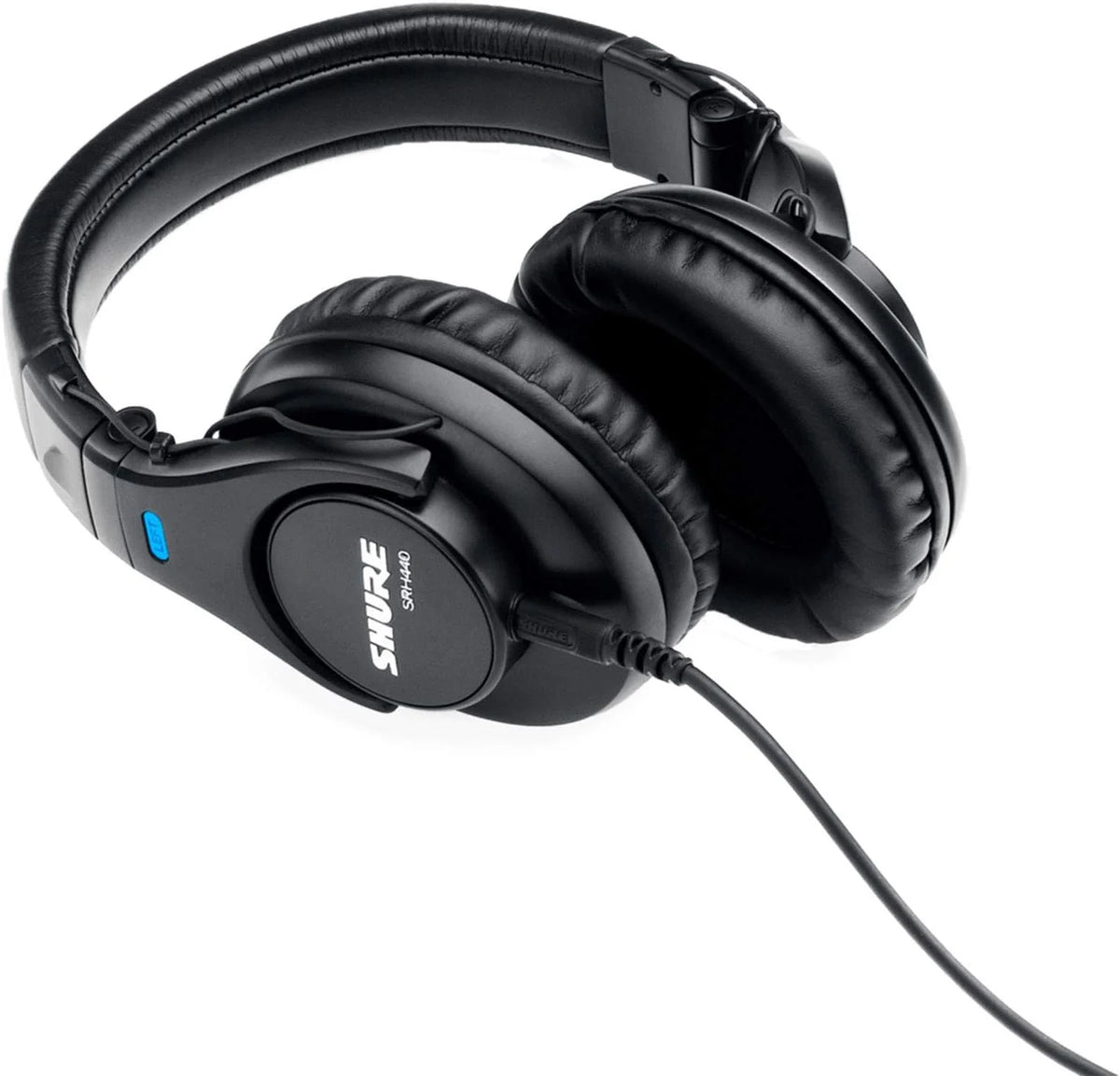 Shure SRH440 Professional Studio Headphones, Enhanced Frequency Response and Extended Range for Home and Studio Recording, with Detachable Coiled Cable, Carrying Bag and 1/4" Adapter (SRH440)