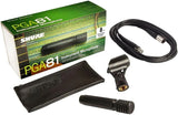 Shure PGA81 Condenser Microphone - with Cardioid Pick-up Pattern,Condenser Instrument Microphone (PGA81-XLR)